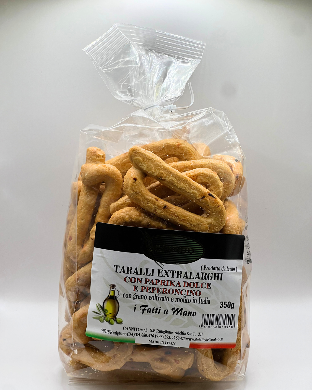 Taralli XL (mit Paprika und Chili)