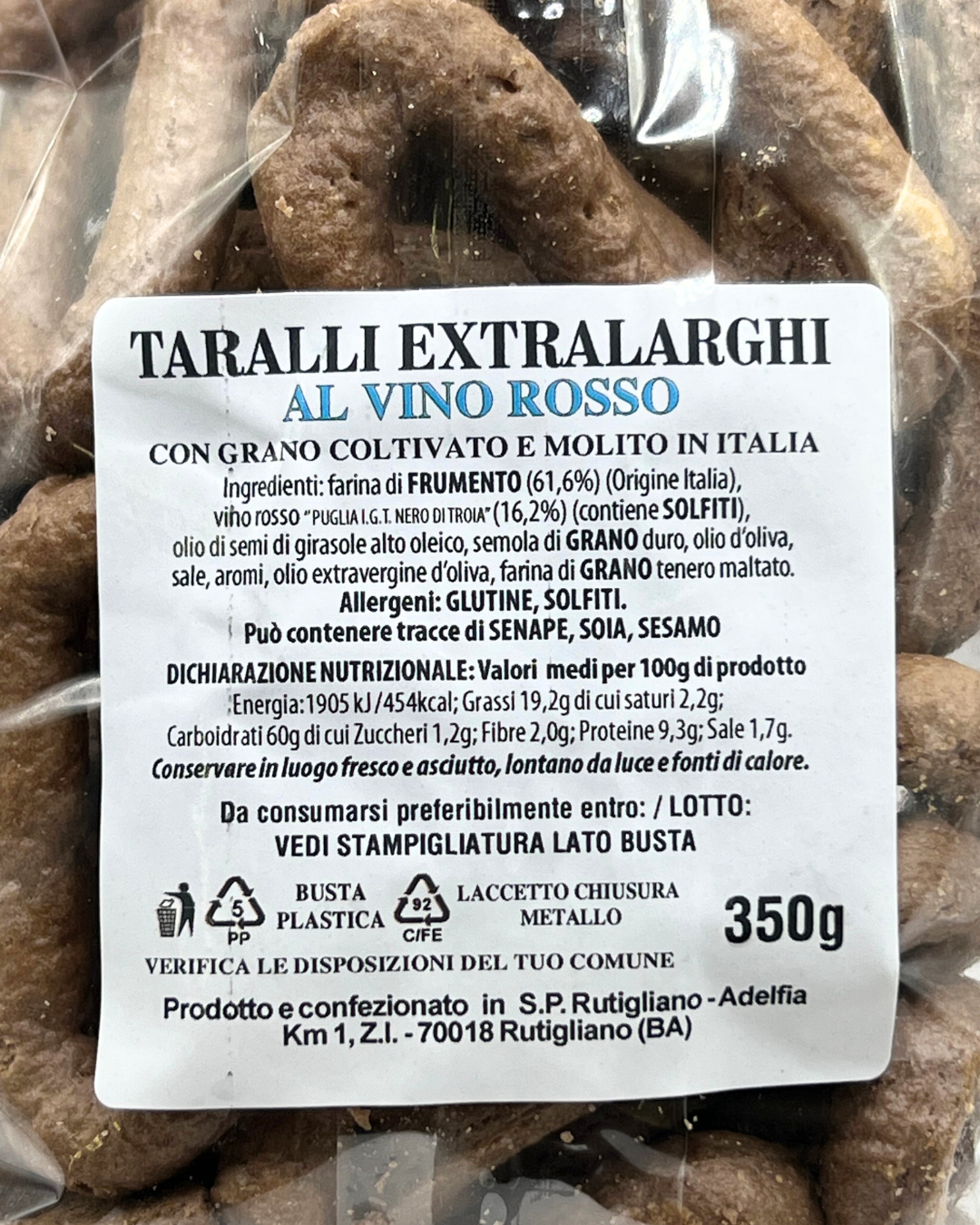 Taralli XL (mit Rotwein)