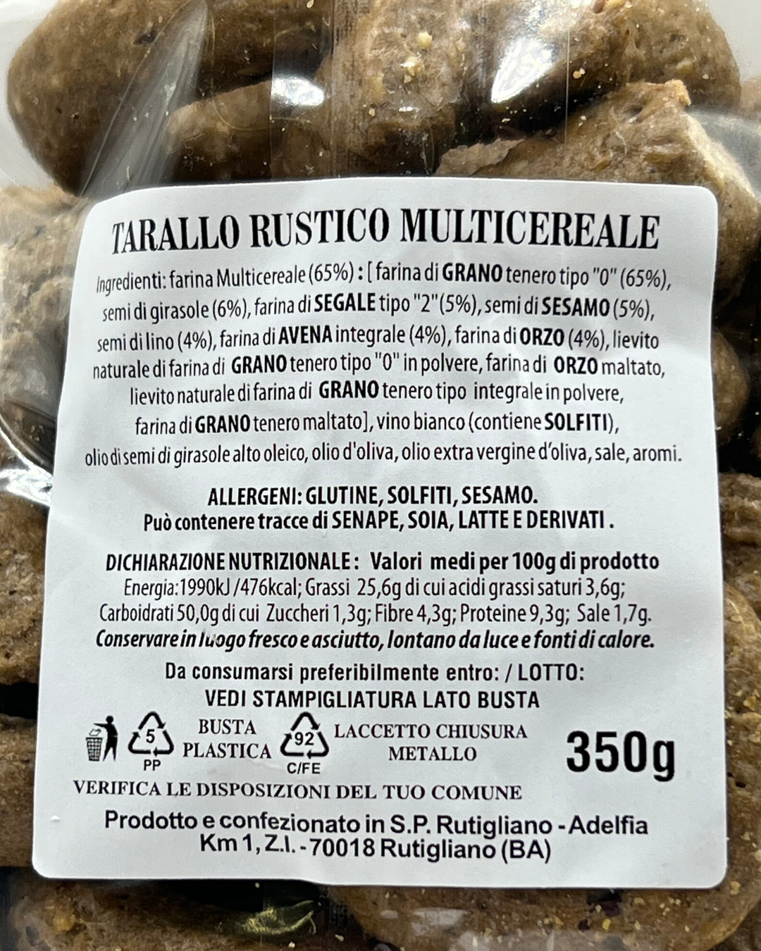 Taralli XL Rustico (Mehrkorn)