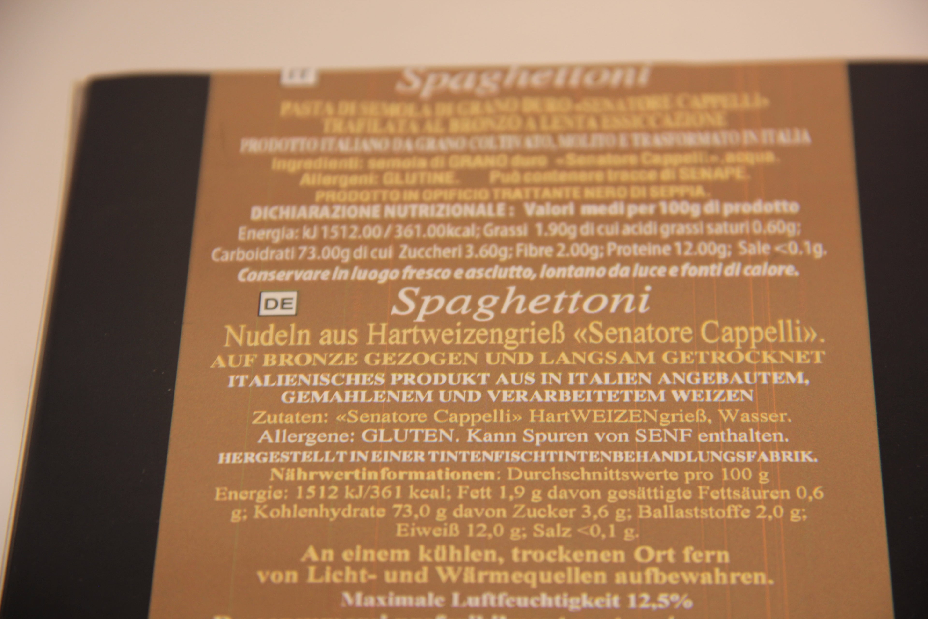 Spaghettoni